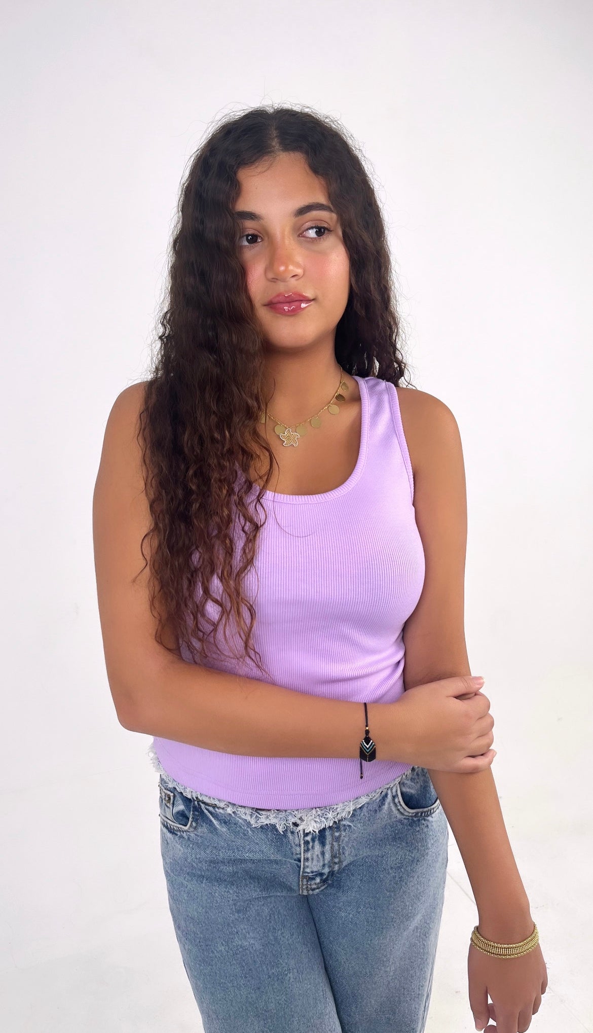 RIDA'S LILAC TANK TOP